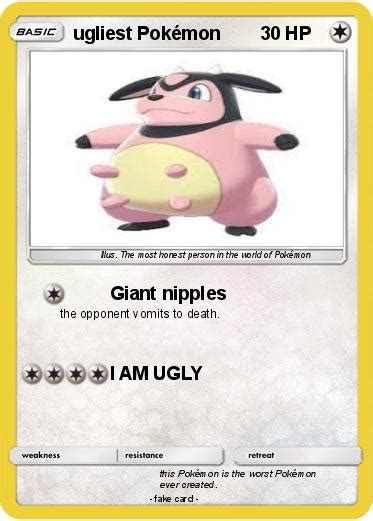 ugliest pokemon|ugliest pokemon card.